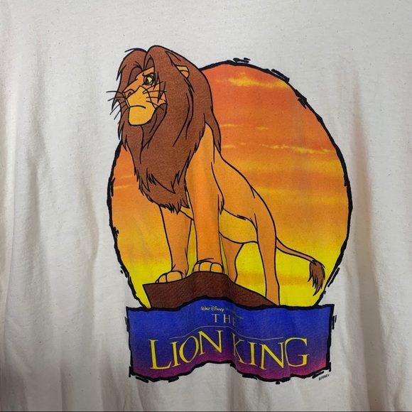 Vintage 90s Disney The Lion King Single Stitch Tee - Picture 5 of 6
